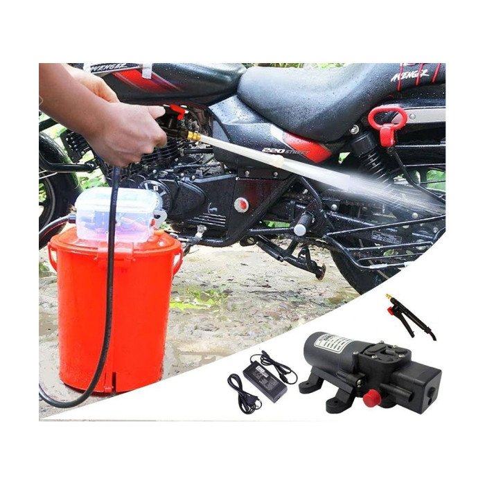 12V DC 60W High Pressure Water Pump For Bike Wash & Garden irrigation